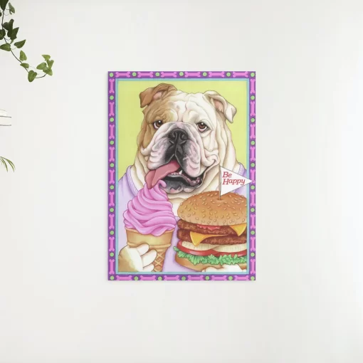 Schilderen op nummer – Bulldog Hamburger – SEOS Shop ®