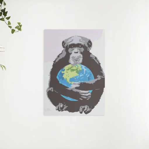 Schilderen op nummer – De wereld in een apenomhelzing – SEOS Shop ®