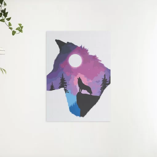 Schilderen op nummer – Huilende Wolf – SEOS Shop ®