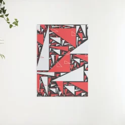 Schilderen op nummer – Rode en witte driehoeken – SEOS Shop ®