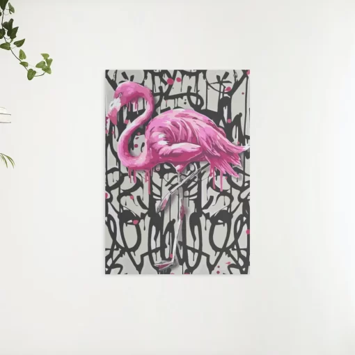 Schilderen op nummer – Roze Flamingo – SEOS®