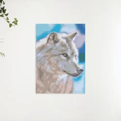 Schilderen op nummer – Wolf profiel – SEOS Shop ®