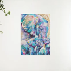 Schilderen op nummer – Gekleurde Olifanten Gezin – SEOS Shop ®