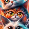 Schilderen op nummer – Katten Koppen – SEOS Shop ®