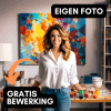 Schilderen op nummer eigen foto - Gratis Bewerken