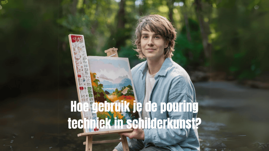 Hoe gebruik je de pouring techniek in schilderkunst?