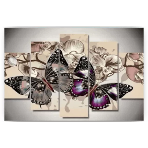 Schilderen op nummer – Prachtige Vlinders 5 Luik – SEOS Shop ®