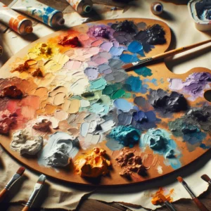 Wat zijn kleurgradaties in een schilderij?