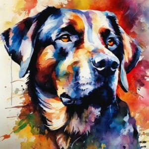 kleuren honden schilderen