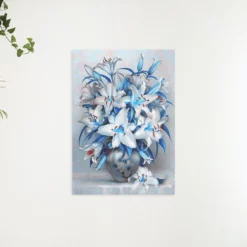 Schilderen op nummer – Blauwe Bloemen – SEOS Shop ®