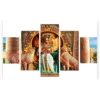 Schilderen op nummer – Cleopatra met luipaarden 5 luik – SEOS Shop ®