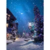 Schilderen op nummer – Donker dorp met kerstboom – SEOS Shop ®