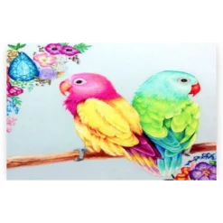 Schilderen op nummer – Gekleurde Papegaaien – SEOS Shop ®