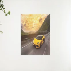 Schilderen op nummer – Gele Sportwagen – SEOS Shop ®