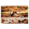 Schilderen op nummer – Hond in het bos 3 luik –SEOS Shop ®