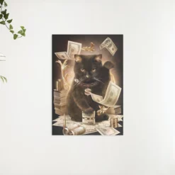 Schilderen op nummer – Kat met geld – SEOS Shop ®