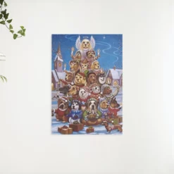 Schilderen op nummer – Kerstboom met honden – SEOS Shop ®