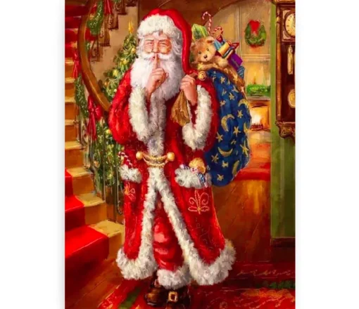 Schilderen op nummer – Kerstman met zak – SEOS Shop ®