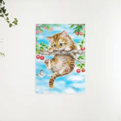 Schilderen op nummer – Kitten aan een tak – SEOS Shop ®
