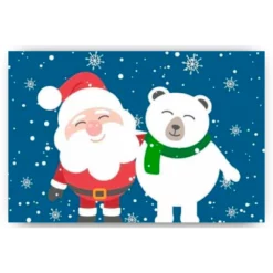 Schilderen op nummer – Kleine kerstman en kleine ijsbeer – SEOS Shop ®