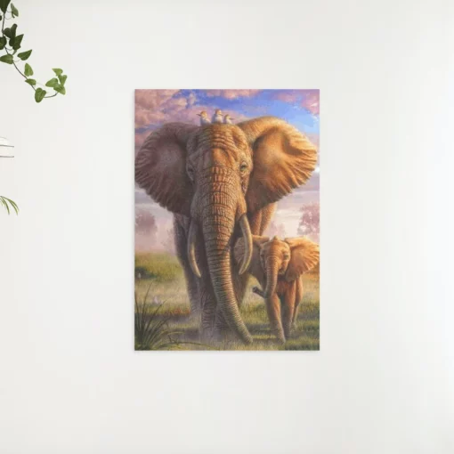 Schilderen op nummer – Kleurrijke Safari Olifant – SEOS Shop ®