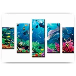 Schilderen op nummer – Mooie zeedieren 5 luik – SEOS Shop ®