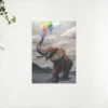 Schilderen op nummer – Olifant met Kleuren explosie – SEOS Shop ®