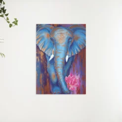 Schilderen op nummer – Olifant met een Roze Lotus – SEOS Shop ®