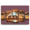 Schilderen op nummer – Olifanten op safari 5 luik – SEOS Shop ®