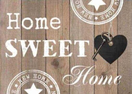 Schilderen op nummer – Home Sweet Home Blank Hout – SEOS Shop ®