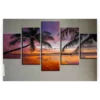 Schilderen op nummer – Palmbomen op het strand 5 luik – SEOS Shop ®