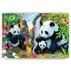 Schilderen op nummer – Panda’s eten bamboe – SEOS Shop ®