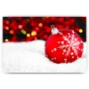 Schilderen op nummer – Rode kerstbal in sneeuw – SEOS Shop ®