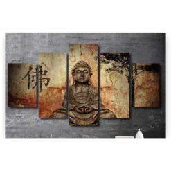 Schilderen op nummer – Spirituele Boeddha 5 luik – SEOS Shop ®