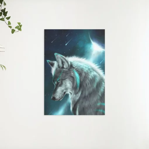 Schilderen op nummer – Wolf in maanlicht – SEOS Shop ®