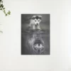 Schilderen op nummer – Wolven Welpje in spiegelbeeld – SEOS Shop ®