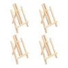 Schilderen op nummer – Houten Tafeltop Kunst Display Ezel (4pak) – 30cm – Kleine Natuurlijk Naaldhouten Driepoot | SEOS Shop ®