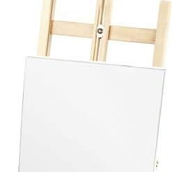 Schilderen op nummer – Schildersezel – Houten schildersezel 76 cm tafelmodel met canvas schildersdoek 30 x 30 cm | SEOS Shop ®