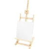 Schilderen op nummer – Schildersezel – Houten schildersezel 76 cm tafelmodel met canvas schildersdoek 30 x 30 cm | SEOS Shop ®