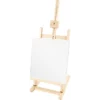 Schilderen op nummer – Schildersezel – Houten schildersezel 76 cm tafelmodel met canvas schildersdoek 40 x 40 cm | SEOS Shop ®
