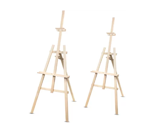 Schilderen op nummer – Schildersezel – Set van twee Schildersezel van beukenhout – 150 cm | SEOS Shop ®