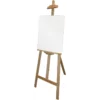 Schilderen op nummer – Schildersezel – houten schildersezel 140 cm met canvas doek 30 x 42 cm – Schilderijen maken | SEOS Shop ®