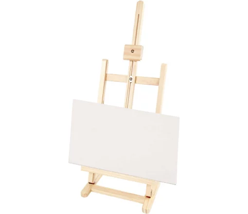 Schilderen op nummer – Schildersezel – Houten schildersezel 76 cm tafelmodel met 10x A3 canvas doeken 30 x 42 cm | SEOS Shop ®