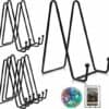 Schilderen op nummer – Set van 6 displaystandaards, metalen plaatstandaards, schildersezel, bordhouder, displaystandaard voor foto’s, afbeeldingen | SEOS Shop ®