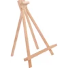 Schilderen op nummer – Houten Aanpasbare Tafeltop Kunst Display A-frame Ezel – 83cm – Natuurlijk Berkenhouten Driepoot | SEOS Shop ®