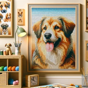 Creatieve expressie en emotionele verlichting door middel van schilderen op nummer honden