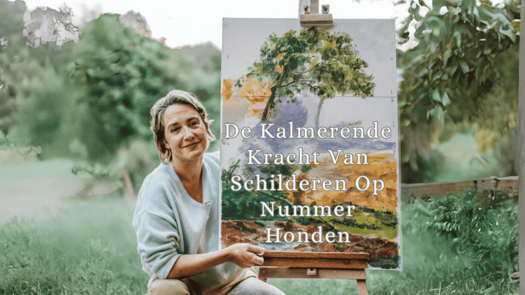 De Kalmerende Kracht Van Schilderen Op Nummer Honden