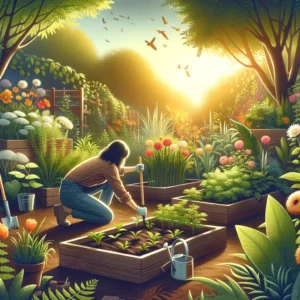 De geneugten van tuinieren en plantenverzorging