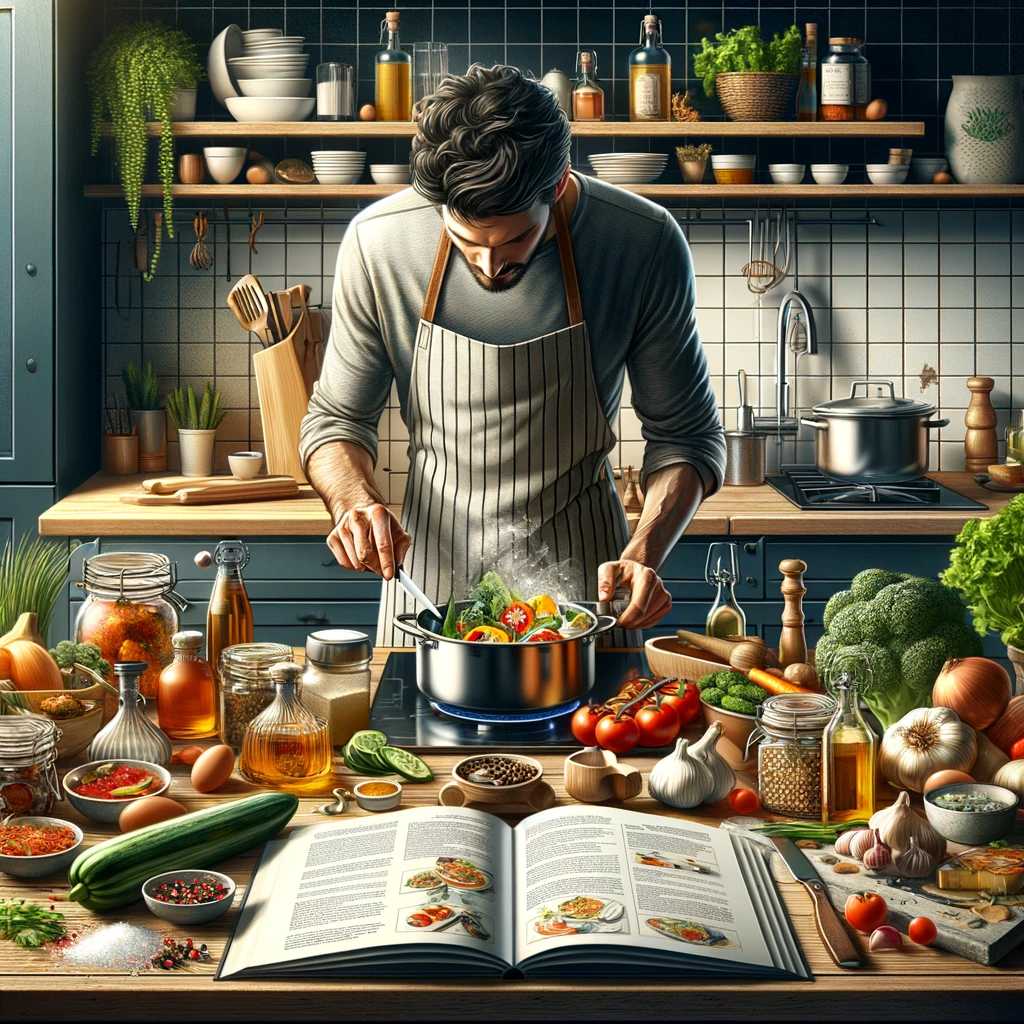 Het ontdekken van nieuwe kookvaardigheden en recepten