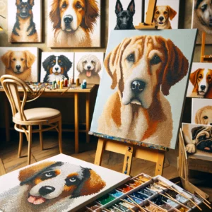 Hoe schilderen op nummer honden kan helpen bij het verminderen van stress en angst